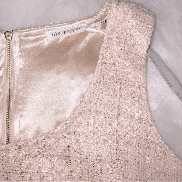 Blu Pepper Career/party rose color shift dress - Picture 3 of 7